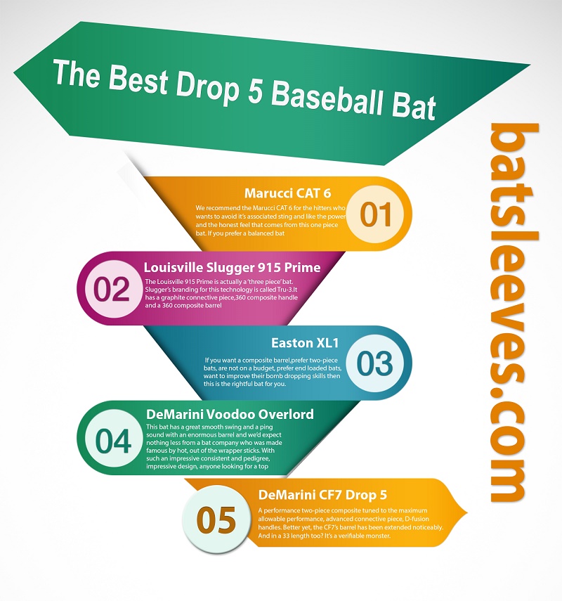 The Best Drop 5 Baseball Bat Latest Infographics